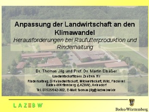 Anpassung der Landwirtschaft an den Klimawandel (#282)