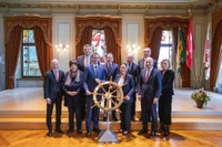 Übergabe des IBK-Vorsitzes an das Land Vorarlberg
