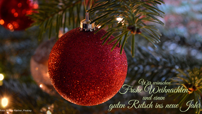 Verwaltungsbehörde und Gemeinsames Sekretariat: Erreichbarkeit Weihnachten und Jahreswechsel