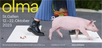 Info-Stand: Interreg Alpenrhein-Bodensee-Hochrhein am 17.Oktober 2023 auf der OLMA in St. Gallen