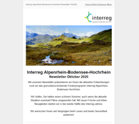 Newsletter Oktober 2020